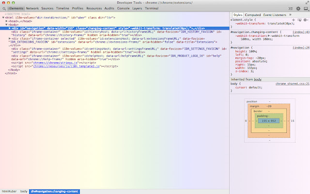 Rainbow DevTools Theme chrome extension