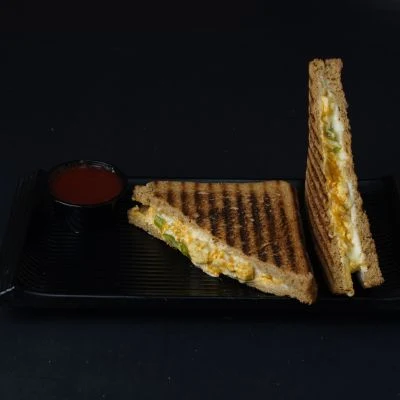 Delicious Paneer Tikka Sandwich In 2 Slice Multi Grain Bread ? Veg