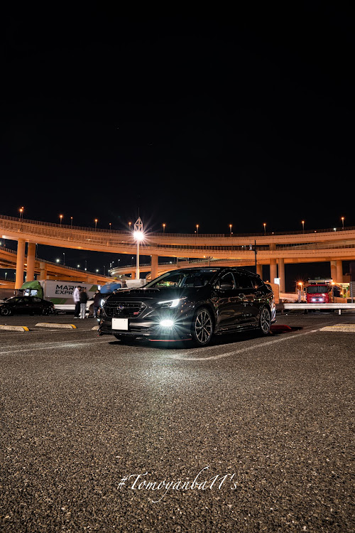 レヴォーグの大黒・大黒PA・大黒パーキング・休日ドライブ・夜ドライブに関するカスタム事例の投稿画像3枚目