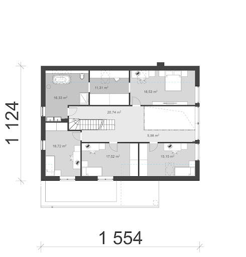 UA222 - Rzut poddasza