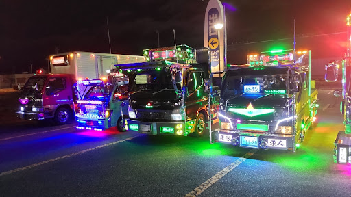 キャンター のららミュウ デコトライベント ナイトオフ いわき市小名浜港に関するカスタム メンテナンスの投稿画像 車のカスタム情報はcartune