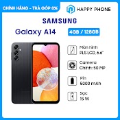 Điện Thoại Samsung Galaxy A14 (4Gb/128Gb) - Hàng Chính Hãng - Đã Kích Hoạt Bảo Hành Điện Tử