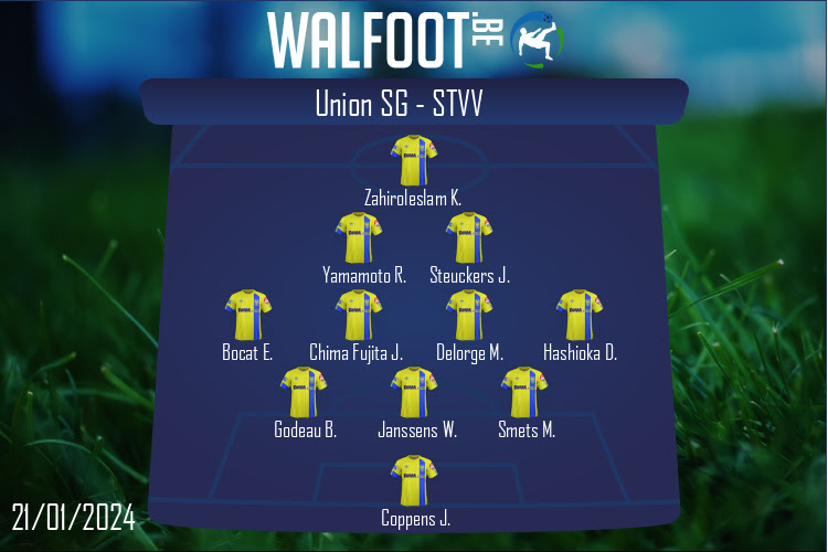 Composition STVV | Union SG - STVV (21/01/2024)