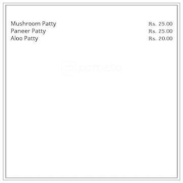 New Cake Palace menu 