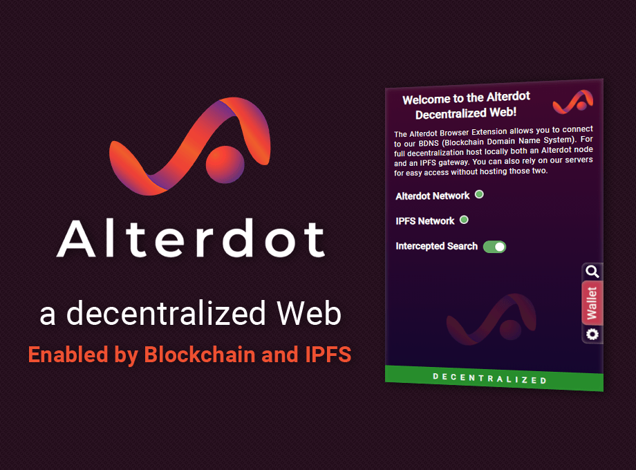 Alterdot Browser Extension Preview image 1