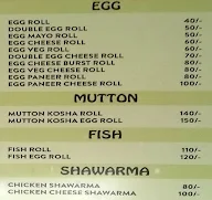 Kalpana Restaurant & Kolkata Rolls menu 8