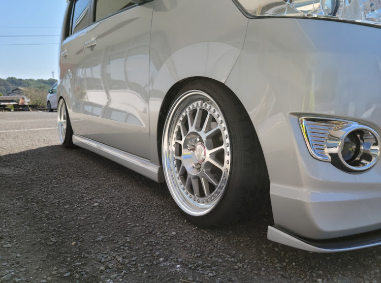ワゴンRスティングレーの洗車・車は変化ナシ😅・かなり凹んでます😢・King of Street C.Cに関するカスタム事例の投稿画像2枚目