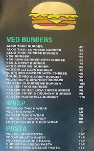 Mad Over Burgers menu 1