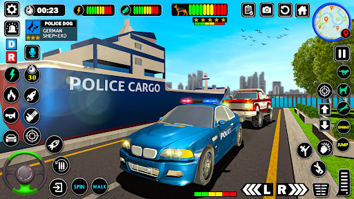 Screenshot Police Dog: 3D Transport Truck