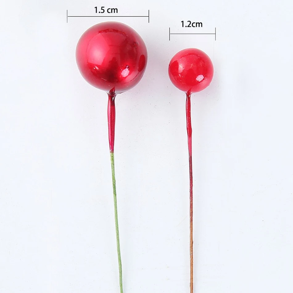 50PCs Mini Pearl Berry Fruit DIY Handmade Accessories for crafting and decorating. Perfect for creating unique and perso