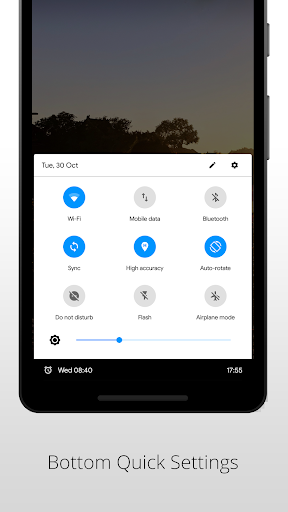 Bottom Quick Settings screenshots 0
