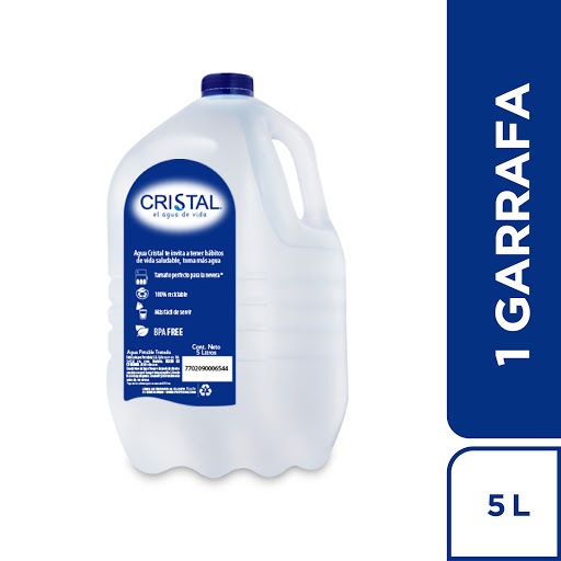 Agua Cristal Garrafa X 5 Litros