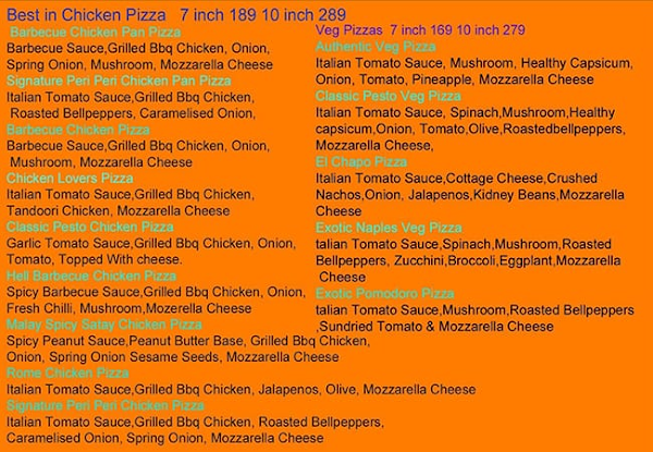 Cheese Pizza Adda menu 