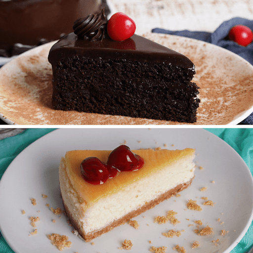 Baked New York Cheesecake + Chocolate Truffle Pastry (Pack Of 2)