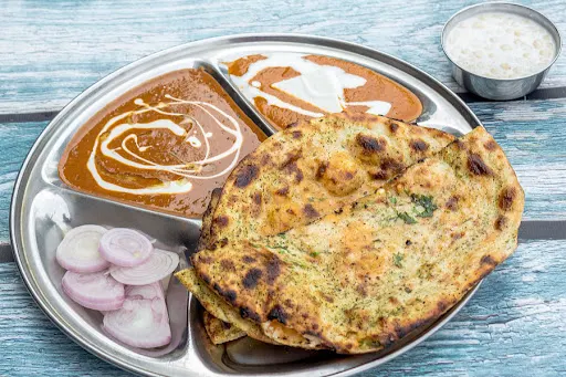 Paneer Chur Chur Naan Thali