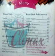 Climax menu 1