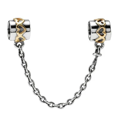 DIY-armbandaccessoires van legering Tarwe veiligheidsketting en bevestigingsgesp. Maak unieke en veilige armbanden.
