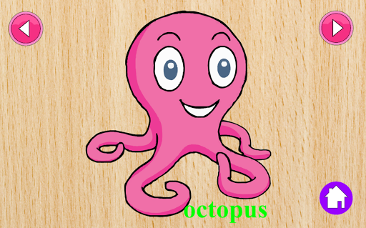 Games for Kids Sea Animals Puzzles Free