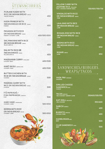 The Hub menu 