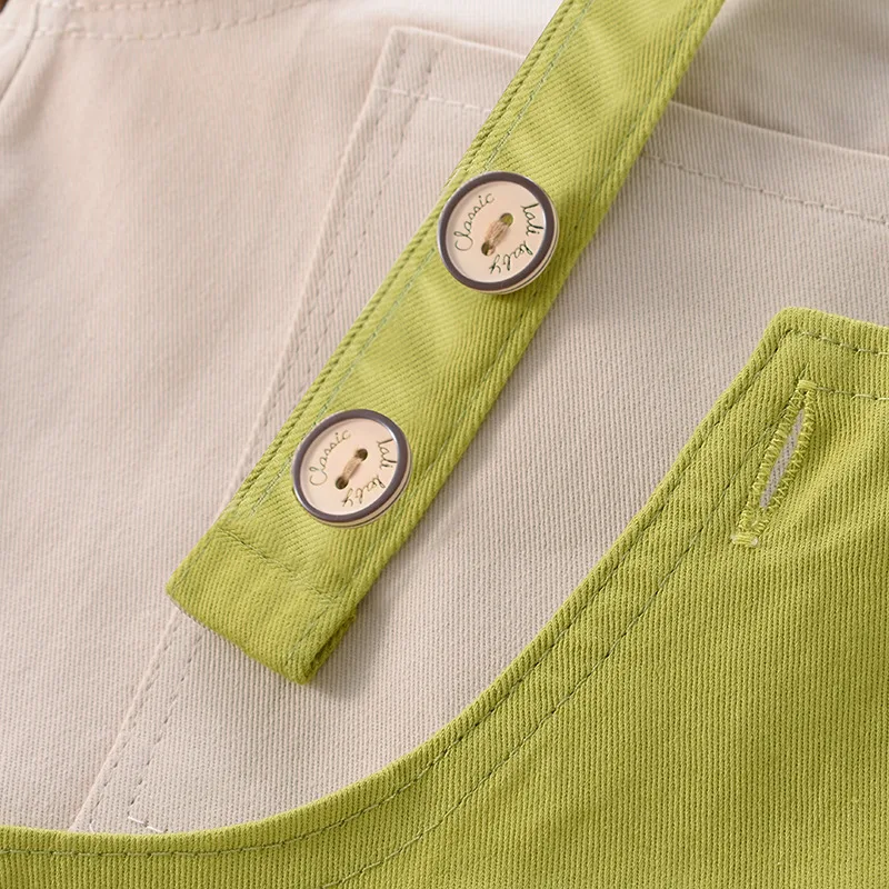 Overoles infantiles de primavera delgados y abiertos casuales ideales para niños. Perfectos para uso diario, cómodos y frescos.