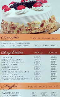 fnp Cakes 'n' more menu 3