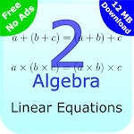 Cover Image of Descargar Algebra Tutorial 2: Linear Eqs 1.0.4 APK