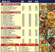 Tahzeeb Biryani & Bablu Chicken Corner menu 1