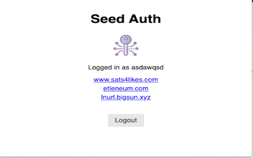 Seed Auth - LNURL Auth
