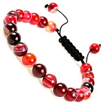 Red striped agate