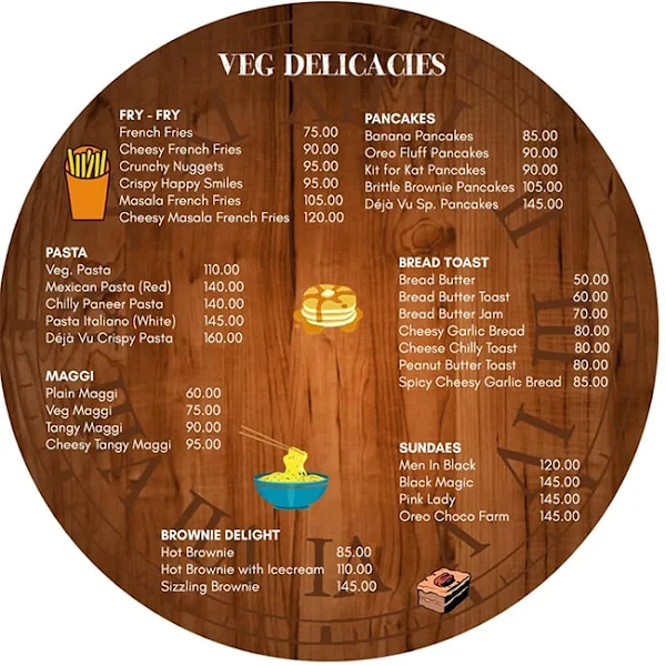 Cafe Deja Vu menu 