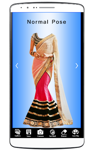 Half Saree Women Photo Maker