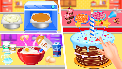 Screenshot Kid Cakes Maker Cooking Bakery