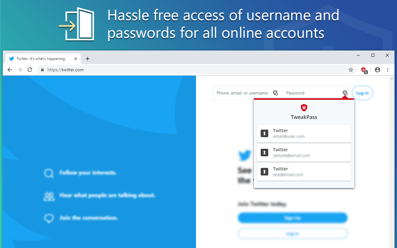 TweakPass: Free Password Manager Preview image 4