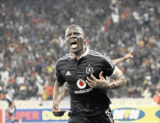 LIONHEARTED: Lucky Lekgwathi became the first captain in the PSL to win six trophies in two seasons on Saturday.