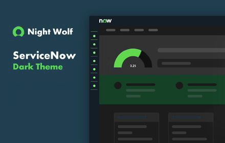 ServiceNow Dark Mode - NightWolf small promo image