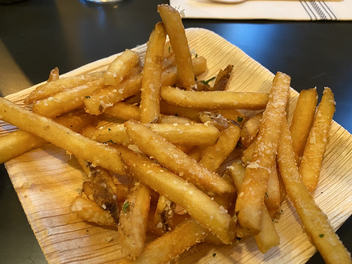 Amazing fries from dedicated fryer!
