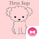 App herunterladen Cute Wallpaper Three Dogs Theme Installieren Sie Neueste APK Downloader