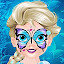 Baby Elsa Butterfly Face Art