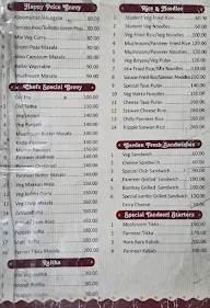 Sukh Sagar menu 6