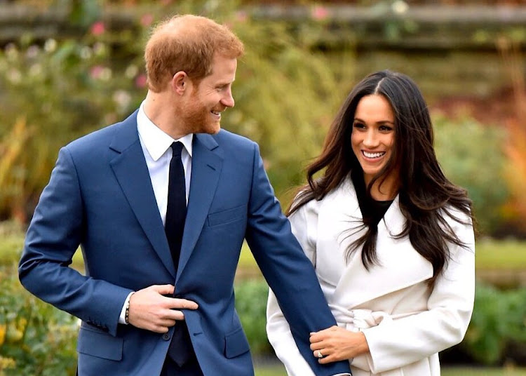 Britain's Prince Harry and Meghan, the Duchess of Sussex.