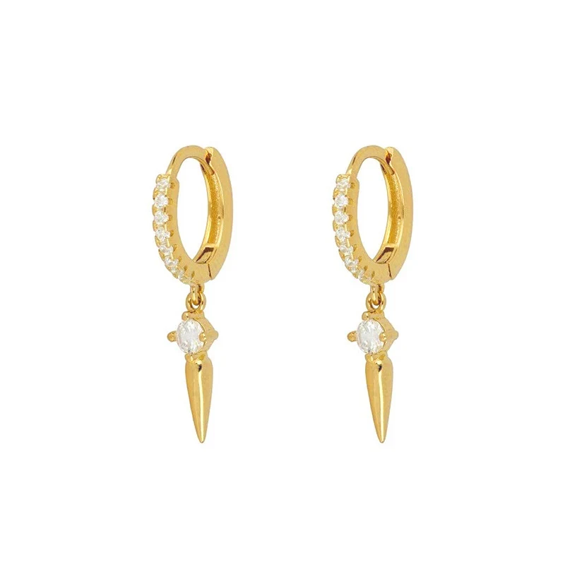 S925 Sterling Silver Baroque Style Cross Ear Clip. Elegant women's jewelry. No piercing needed. Easy to wear. A timeless