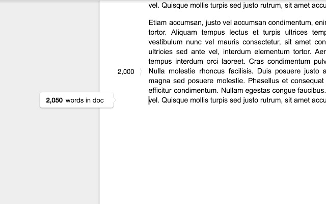 Wordcounter chrome extension