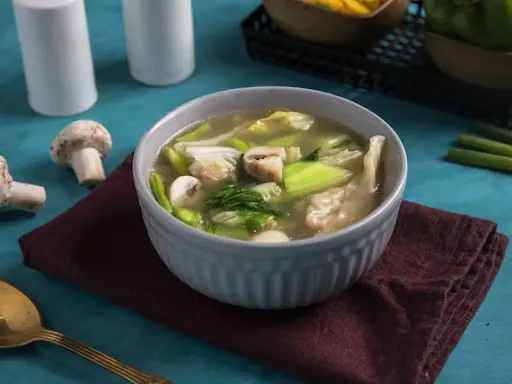 Vegetable Dumpling Soup