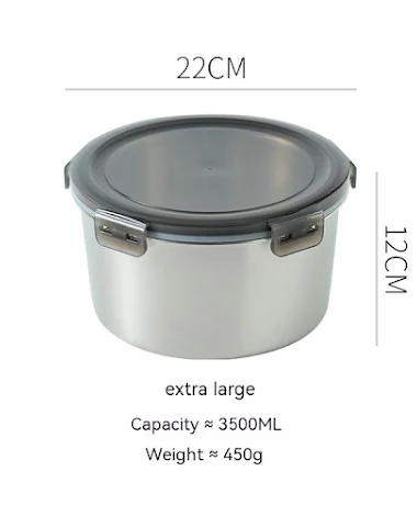 304 Stainless Steel Crisper Sealed - 0