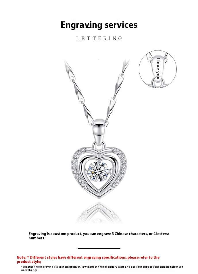 999 Sterling zilveren ketting voor dames met hartjes hanger. Een elegant zilveren sieraad, perfect cadeau.