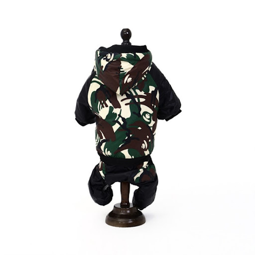 Title 4, Four-legged cotton-padded dog clothes Keep your...
