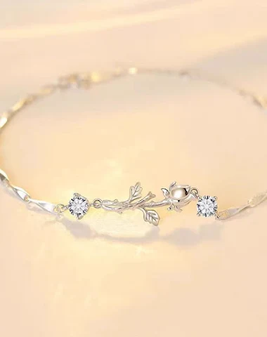 Pulseira de prata de lei Pequeno Pr - 3