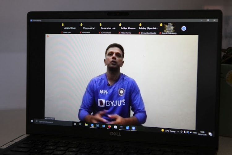 Rahul Dravid during the India national cricket team virtual press conference on December 25, 2021 in Cape Town, South Africa.