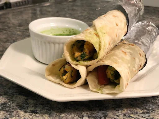 Veg Seekh Kebab Roll