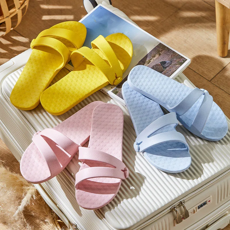 Katlanabilir Seyahat Terliği Otel Ev Ayakkabısı, Çıkarılabilir Kaydırmaz Banyo Terliği, Yaz Unisex Sandalet. Konforlu ve kullanışlı.